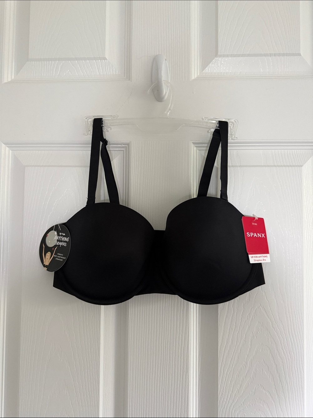 SPANX Black Smooth Convertible Strap Bra